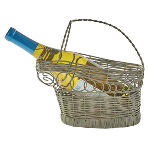 Albany Woven Wire Wine Basket