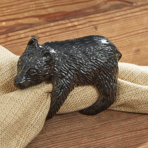 Rustic Bear Napkin Ring