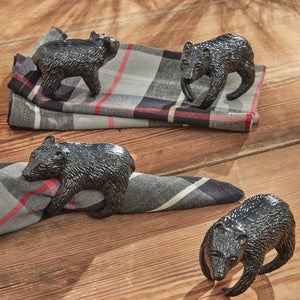 Rustic Bear Napkin Ring