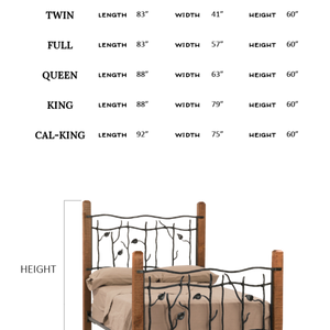 Briarhearth Iron & Wood Bed