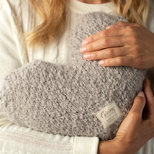 Comforting Heart – Weighted Giving Pillow (Taupe)
