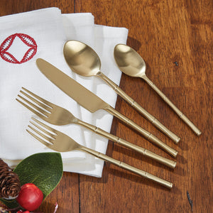 Golden Bamboo Flatware