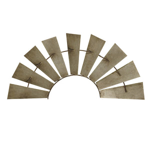 1/2 Windmill Wall Plaque-Iron Accents