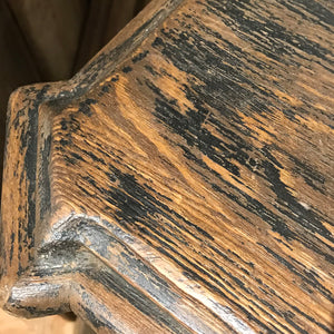 Painted Black Credenza-Iron Accents