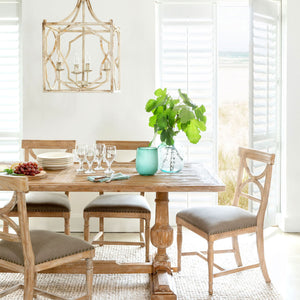 Old Elm Dining Chair-Iron Accents