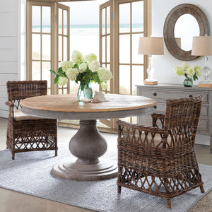 Plantation Chair-Iron Accents