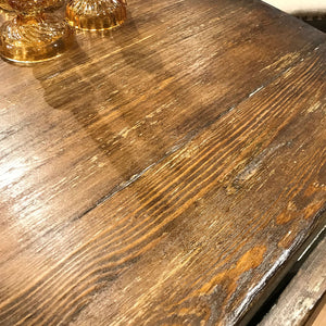 Gate Leg Dining Table-Iron Accents