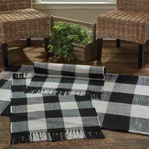 Wicklow Black Layering Rugs