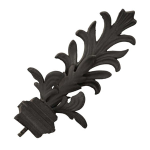 Leaf w/ Square Base - Black
