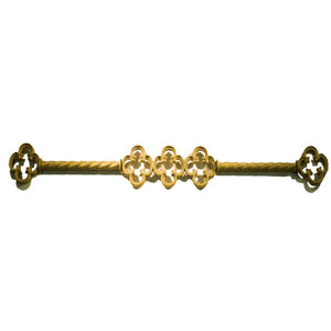 Rialto, Triple Drapery Centerpiece-Iron Accents