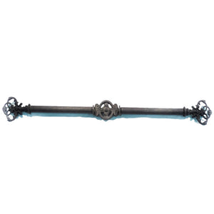 Corsica Drapery Centerpiece-Iron Accents