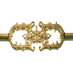 Montebello Drapery Centerpiece-Iron Accents