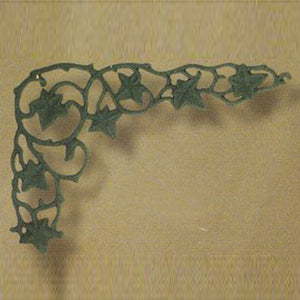 Ivy Drapery Holdbacks / Scarf Holders (Set)-Iron Accents