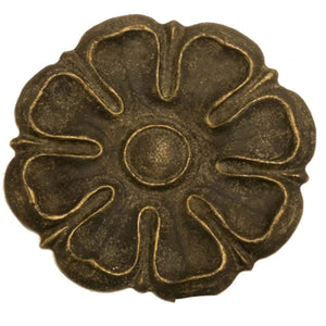 Rosette Large Scarf Holder-Iron Accents