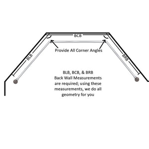 Custom Bay Window Rods-Iron Accents