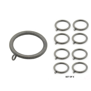 Drapery Rings - Smooth Drapery Rings (Set-8)