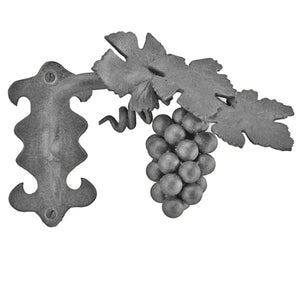 Grapevine Drapery Tiebacks - Gunmetal