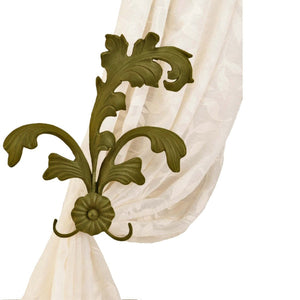 Extended Leaf Tiebacks - Gold