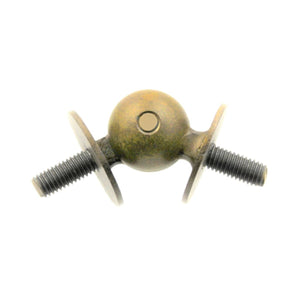 Drapery Rod Elbow Connector - Gold