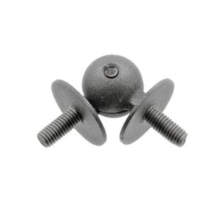 Drapery Rod Elbow Connector - Gunmetal