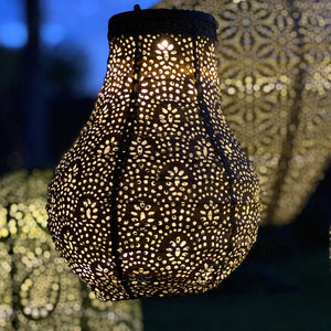 Bulb Fan Lantern - Taupe