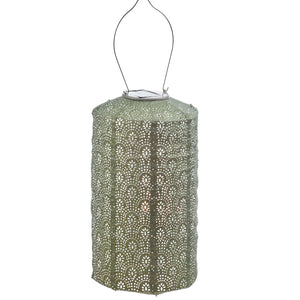 Cylinder Fan Lantern - Light Green