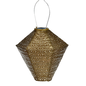 Diamond Sashiko Lantern - Gold