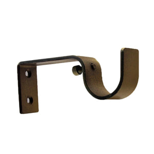 Simple Drapery Wall Bracket - Bronze