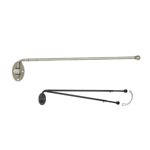 Telescoping Swing Arm Drapery Rod