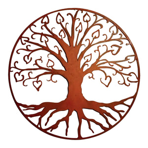 Tree of Life w/ Hearts Metal Art