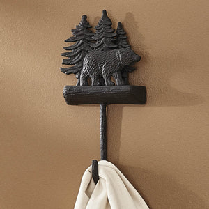 Cast Bear Wall Hook
