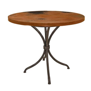 Italia Bistro Table / Base -36"-Iron Accents