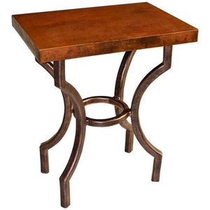 Corinthian Small Table / Base -20x14-Iron Accents