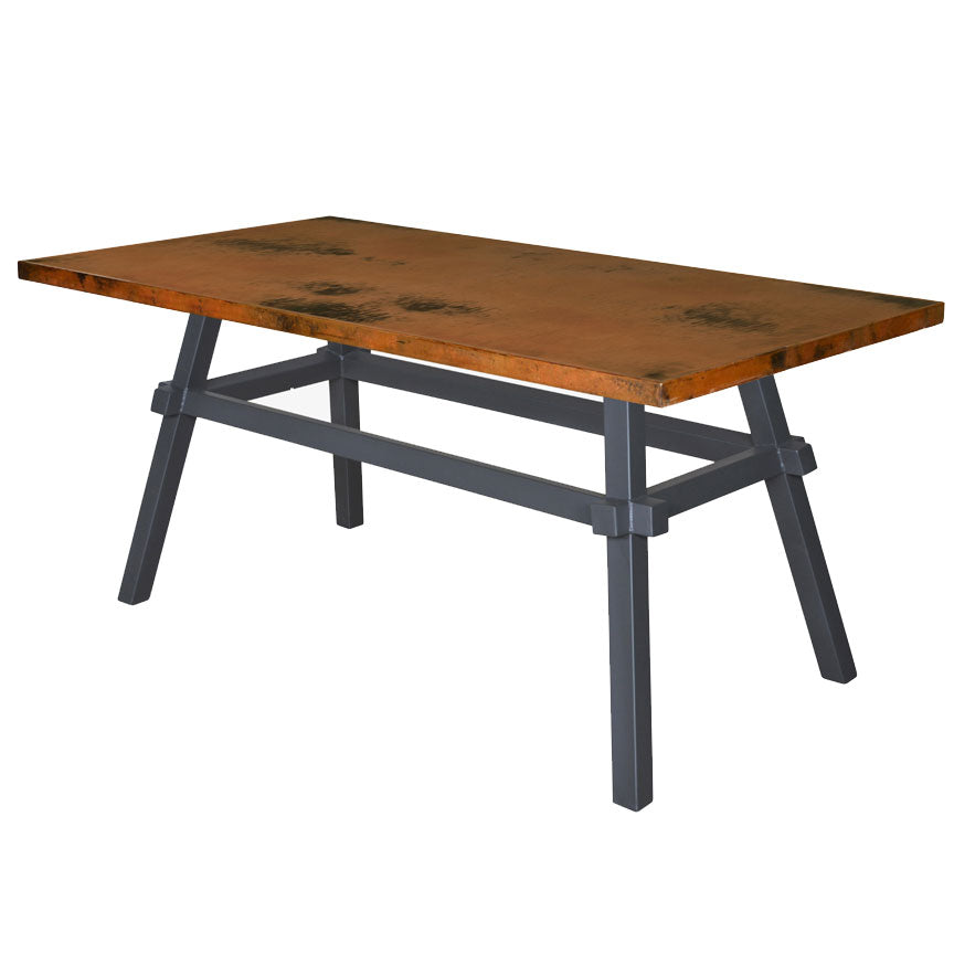 Tower Dining Table / Base -72" Tops-Iron Accents