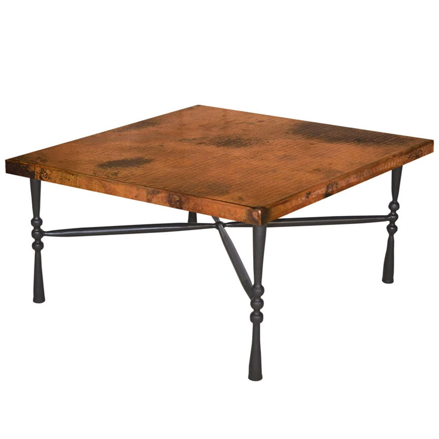 Cottonwood Coffee Table / Base -36x36-Iron Accents