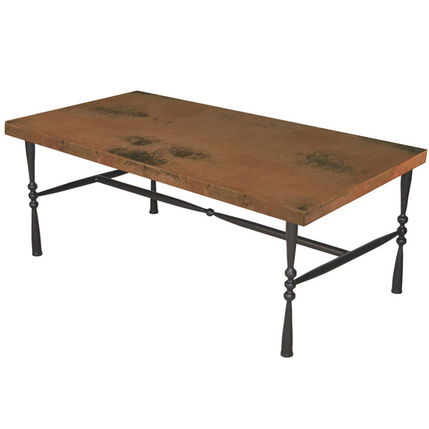Cottonwood Cocktail Table / Base -50x30-Iron Accents