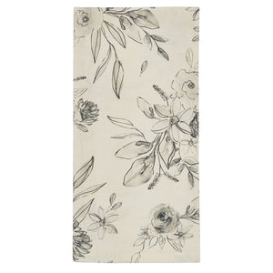 Midnight Floral Dish Towel