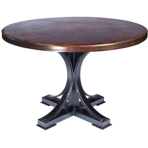 Winston Dining Table or Base for 42"-72" Tops-Iron Accents
