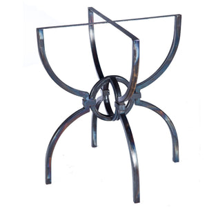 Logan Dining Table or Base for 42"-60" Tops-Iron Accents