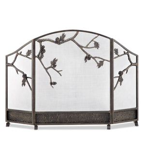 Pine Bough Fireplace Screen