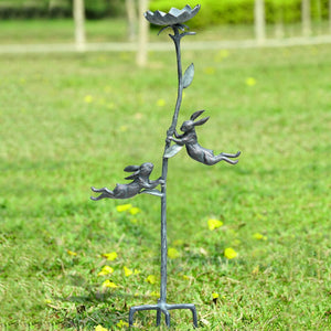 Rowdy Rabbit Bird Feeder Stake