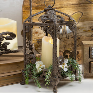 Acanthus Leaf Lantern - Short