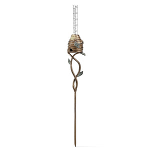 Beehive Rain Watcher Garden Stake