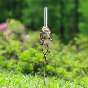Beehive Rain Watcher Garden Stake