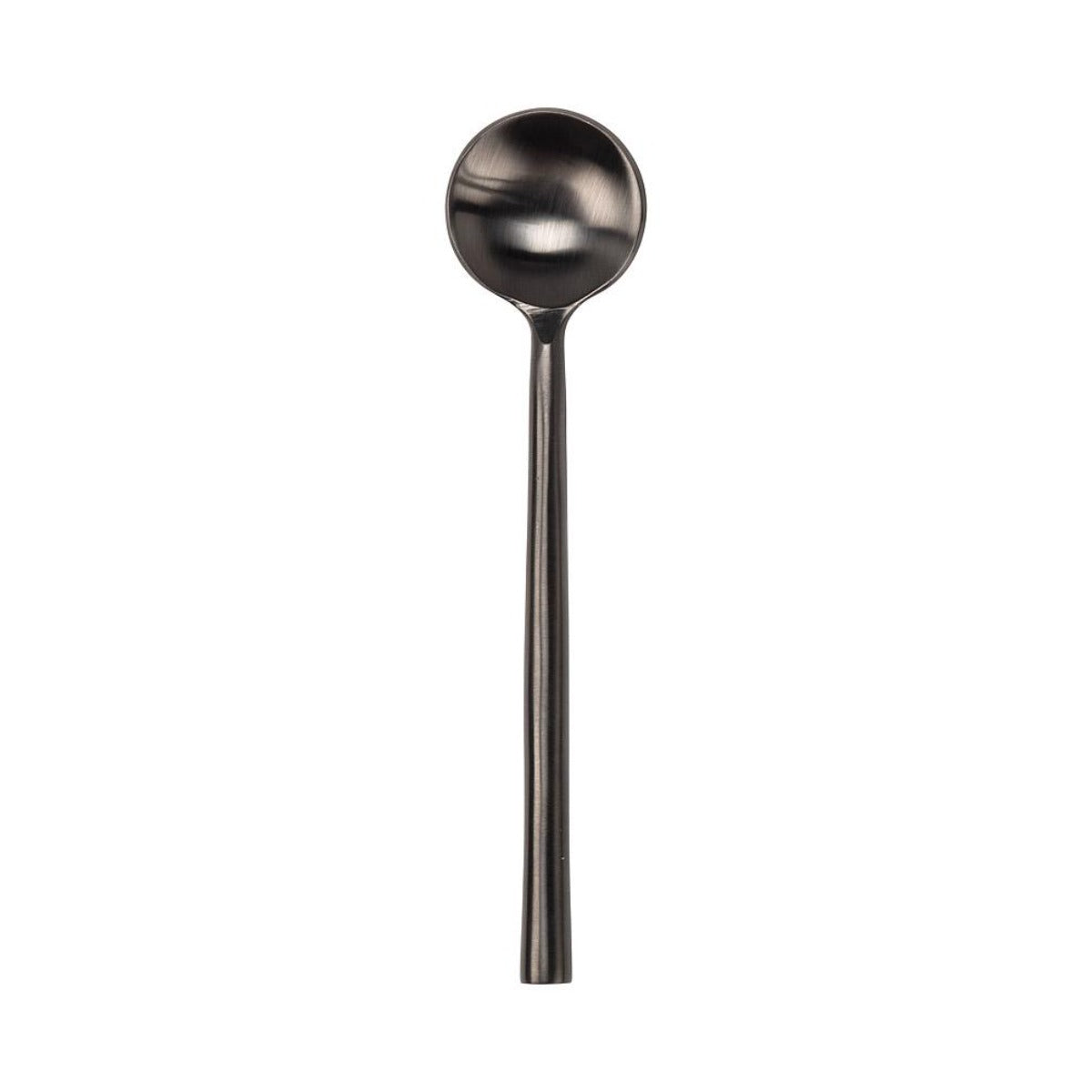 Matte Black Condiment Spoons (Set-4)