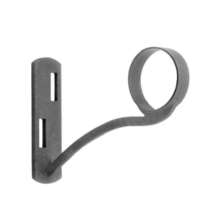 Modern Drapery Bracket - Gunmetal