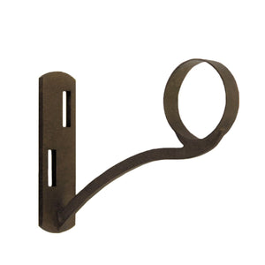 Modern Drapery Bracket - Bronze