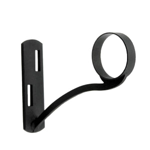 Modern Drapery Bracket - Black