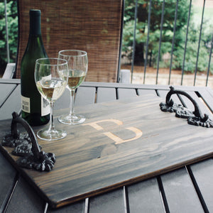 Personalized Serving Tray-Iron Accents