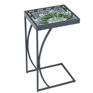 Lovina Mosaic C-Table-Iron Accents